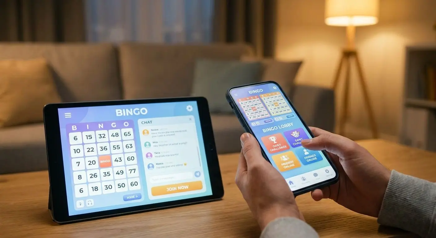 PlayOJO mobile bingo experience Mobile bingo interface on smartphone and tablet