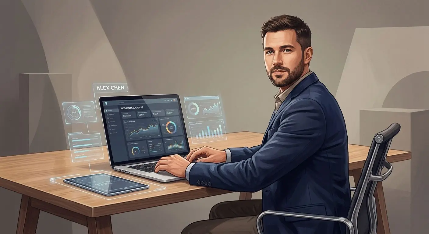 Author avatar beside payment analysis profile section