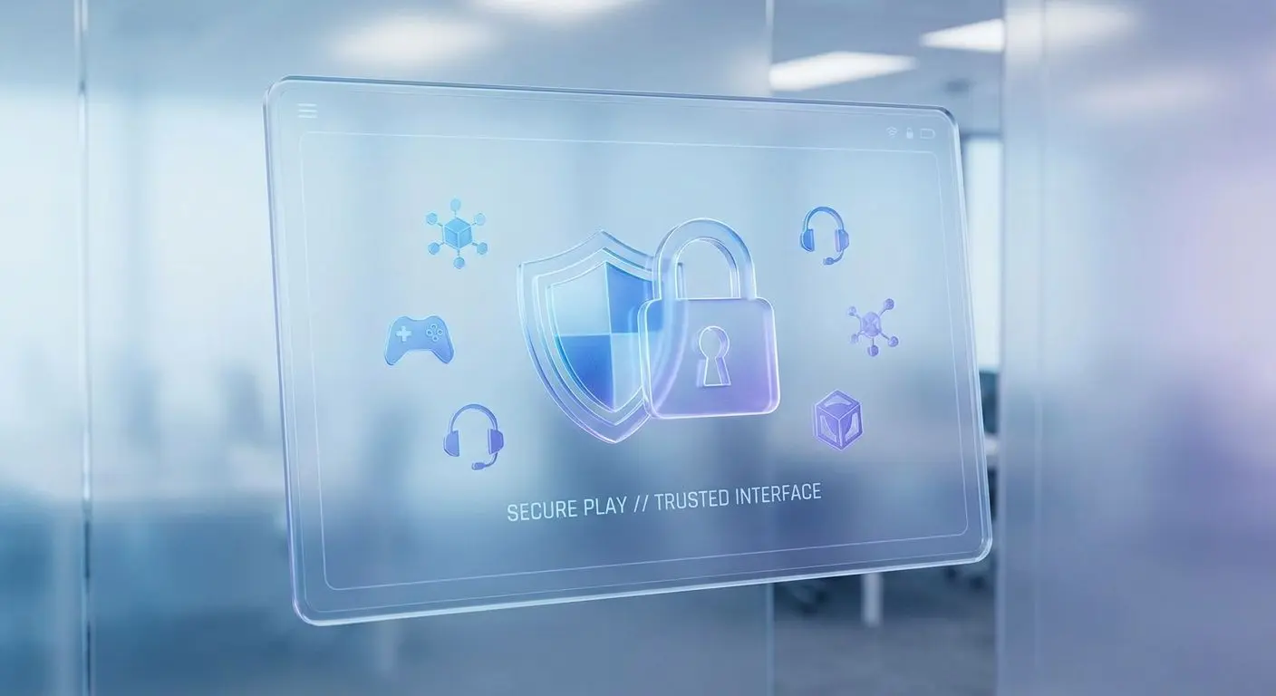 Shield and lock icons representing safety and responsible play features