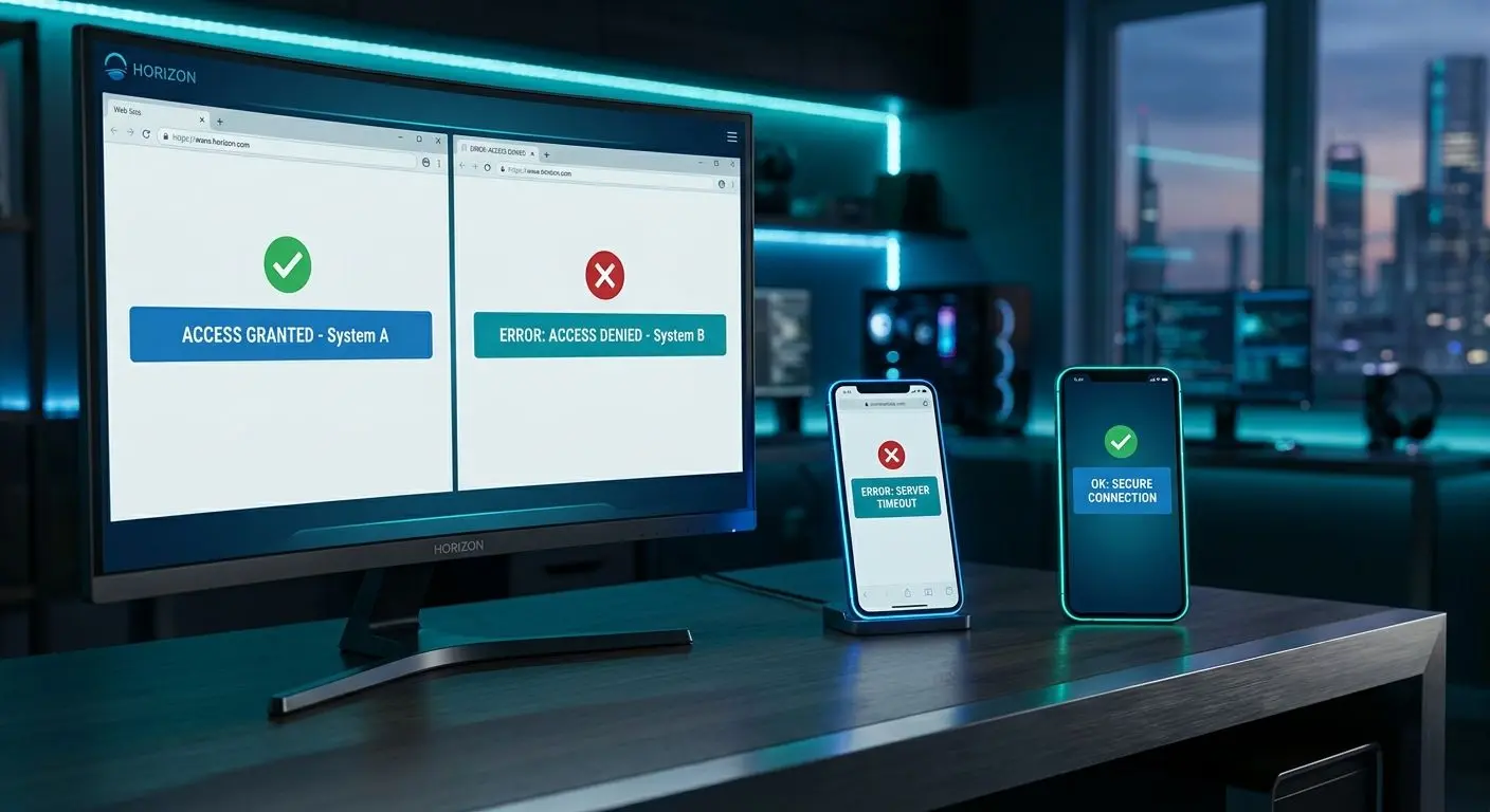 PlayOJO access issues across desktop mobile and app Desktop, mobile browser and app showing different site status results